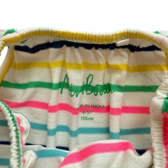 Mini Boden Rainbow Stripe Tank Romper Size 4-5y - Picture 4 of 4